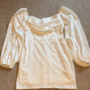 Elegant White Women's dress